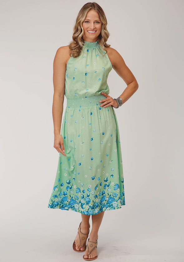Roper Ladies Studio West Collection Sleeveless Dress - Green