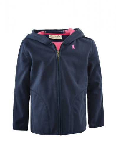 Thomas Cook Girls Zip Through Fleece Jumper