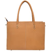 Dolly Tooled and Hide Handbag - Tan & White