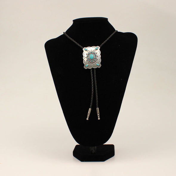 Western Square Bolo Tie