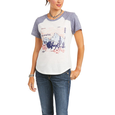 Ariat Ladies Adventure Tee - Luffing White