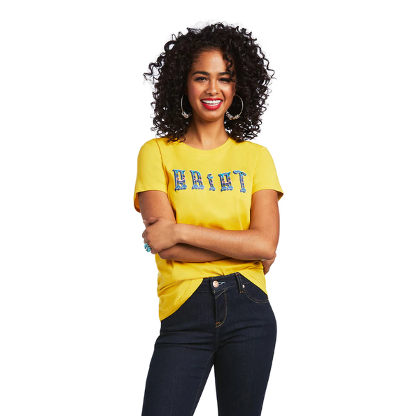 Ariat Ladies REAL Kinship Tee - Spicy Mustard