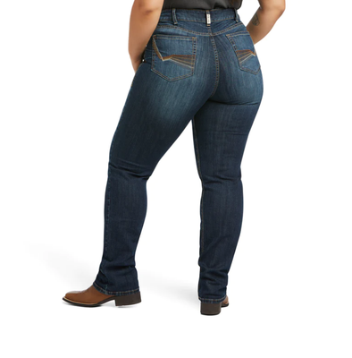 Ariat Ladies Real Perfect Rise Stackable Straight Leg Analise Jeans - Burbank