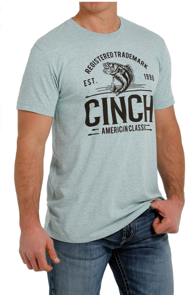 Cinch Men's American Classic T-Shirt - L/Blue