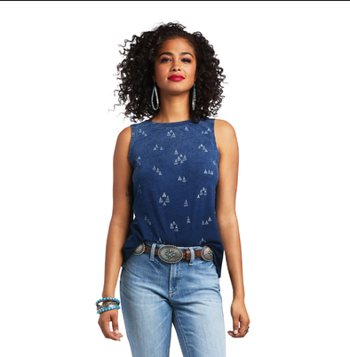 Ariat Ladies District Tank - Indigo