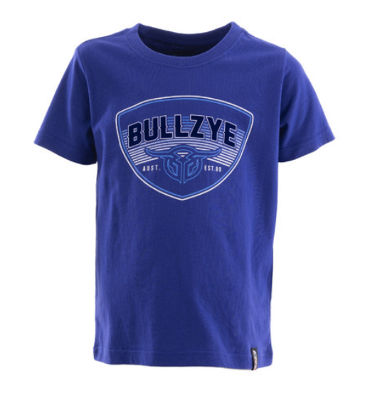 Bullzye Boys Emblem T-Shirt - Royal Blue