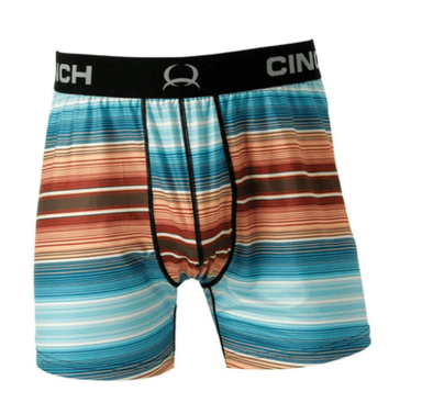 Cinch Men's 6" Loose Fit Boxer Briefs - Stripe Multi