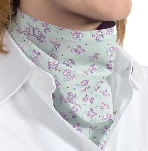 Just Country Carlee Double Sided Scarf - Orchid & Spearmint Orchids