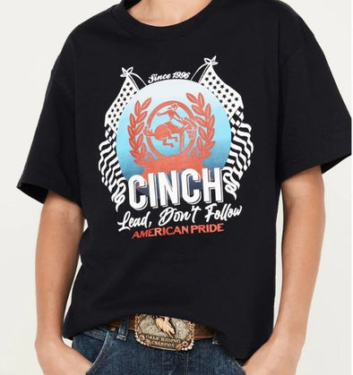 Cinch Boy's T-Shirt - Lead Don't Follow