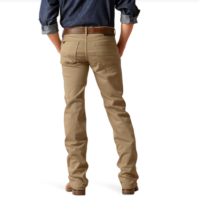 Ariat Men's Jeans M7 'Grizzly' Straight Leg Slim Fit - Dark Khaki