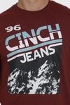 Cinch Men's Jeans T-Shirt - Cranberry