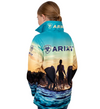 Ariat Girl's Fishing Shirt - Western Horses