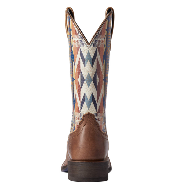 Ariat Ladies Pendleton Circuit Savanna - Dark Tan/Fire Legend