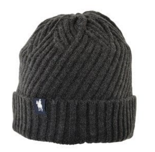 Thomas Cook Pony Tail Beanie - Charcoal Marble