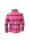 Thomas Cook Girls Clermont Quarter Zip Rugby - Pink / Navy