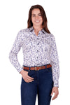 Thomas Cook Ladies Willow L/S Shirt - White/Blue