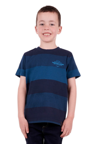 Thomas Cook Boy's Spencer S/S T-Shirt - Ocean