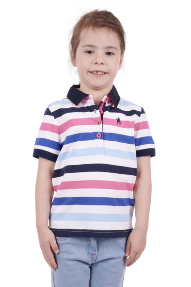 Thomas Cook Girls Andy S/S Polo Shirt - Navy/Multi