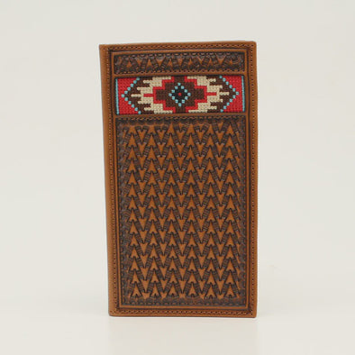 Ariat Men's Rodeo Wallet - Southwest Embroidery