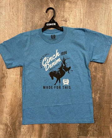 Cinch Boy's  Grit & Glory T-Shirt - Blue