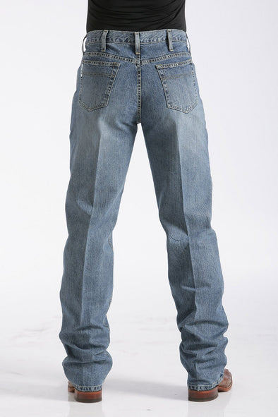 Cinch Mens Relaxed Fit White Label Jeans - Medium Stonewash