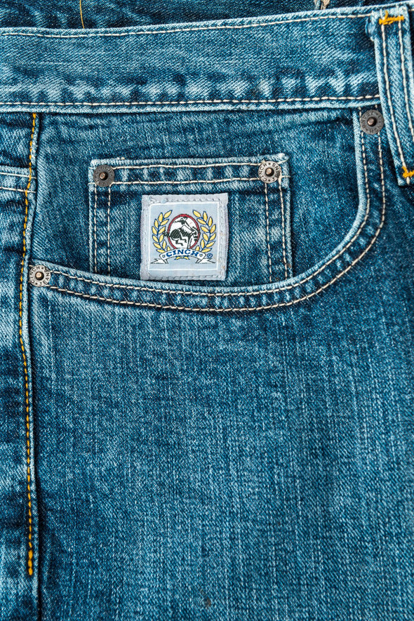Cinch Men's Slim Fit Silver Label Jeans - Medium Stonewash