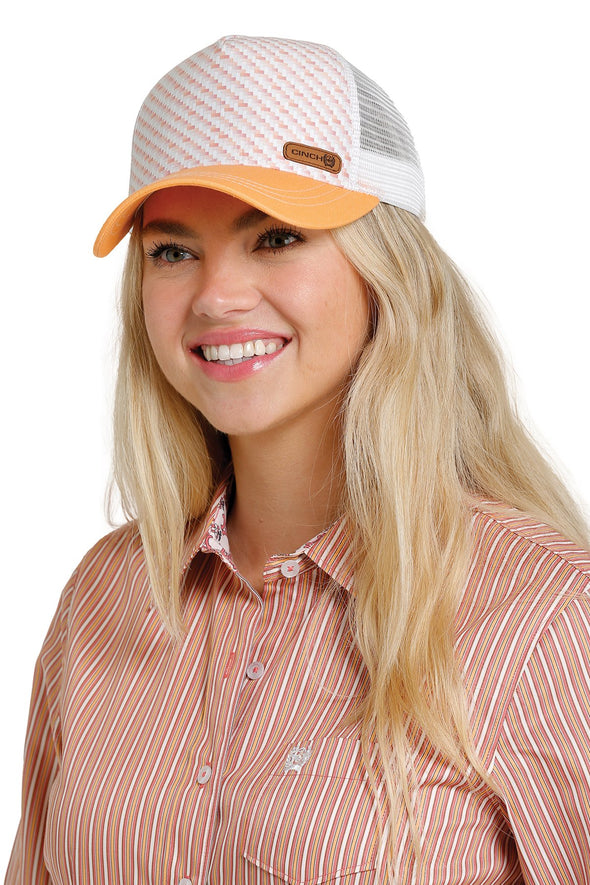 Cinch Ladies Trucker Cap -Orange