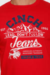 Cinch Men's Lead Don't Follow T-Shirt - Red