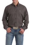 Cinch Men's Mayfair Classic Fit Button Down L.S Shirt -Brown