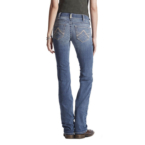 Ariat REAL Straight Icon Jeans - Rainstorm