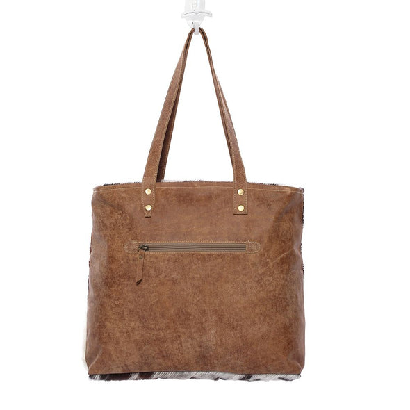 Camila Cowhide Patch Work Tote Bag
