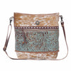 Peridot Canvas & Hairon Handbag by Myra Bags