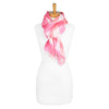Pink Gingham Watercolour Scarf